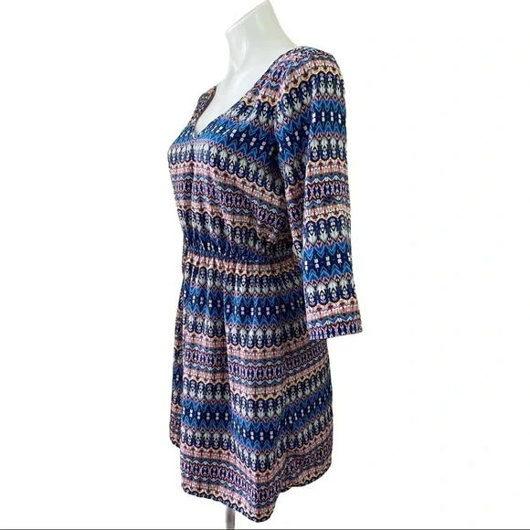 🌻BeBop Elastic Waist Roll Tab Sleeve Casual Dress - Picture 4 of 7